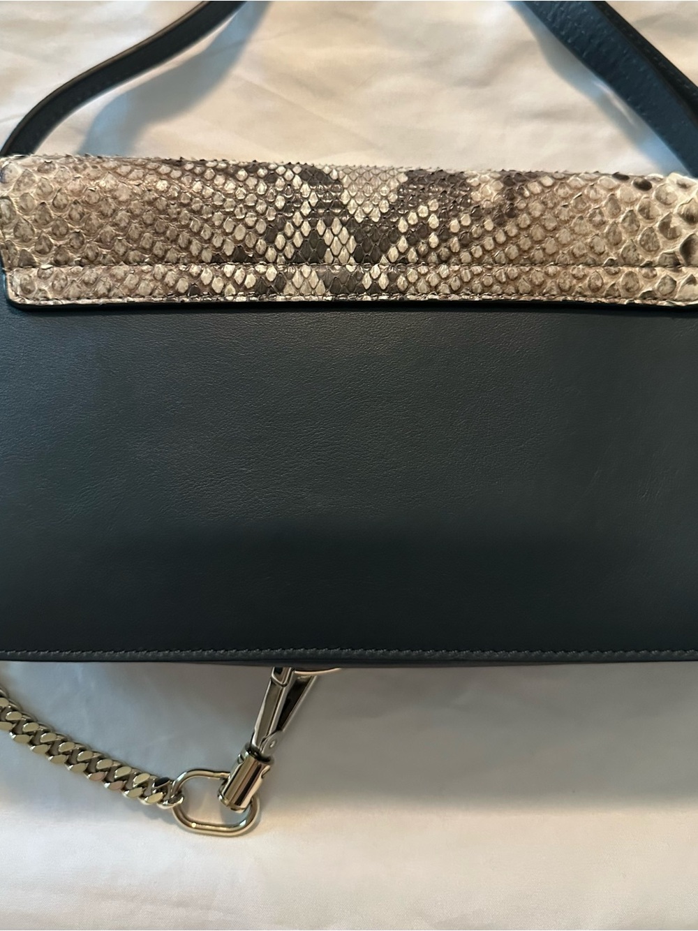 Chloé Faye Crossbody Bag with Python Excellent Condition - Picture 6 of 15